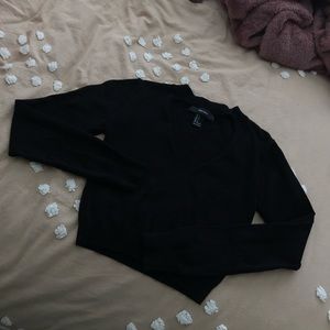 long sleeve crop top